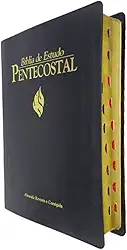 Bíblia de Estudo Pentecostal Grande Preta Com Índice - Cpad