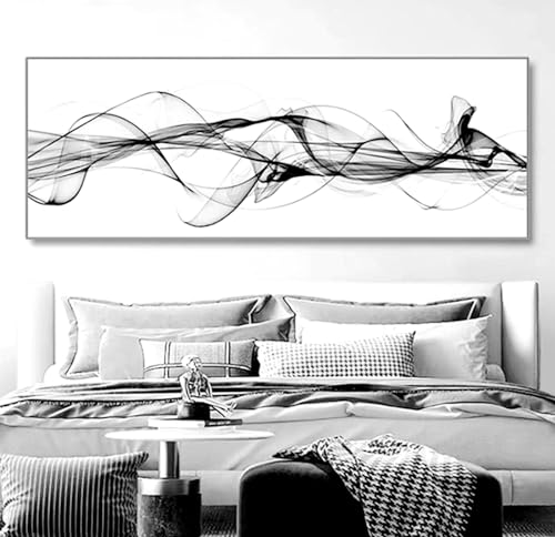 Tableaux sur toile pour salon moderne abstrait géométrique 50x150
