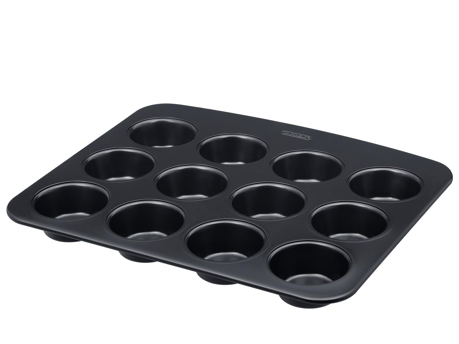 Pyrex - Glide Metal Muffin pan - PFAS-Free Non-Stick Coating - Even Baking - Durable - Practical XL Handle - Dishwasher Safe (12 Muffins)