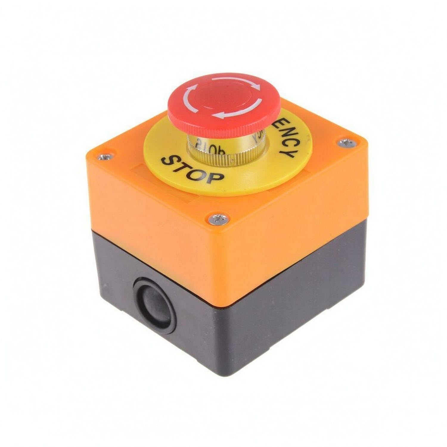 22 Mm Emergency Stop Pushbutton Two-Pole Contact Panel Mount E-Stop Screw Secured Safety Control Box High Voltage, Single|Business & Industrial|Electrical & Test Equipment-image-29