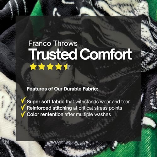 Image of Franco Legend of Zelda Hero Link Throw Blanket Video Game-Green Hyrule,Soft Cozy Decorative Blanket-Couch, Bed or GamingRoom(100% Officially Licensed Product) Collectibles,46 in x 60 in (Pack of 6)