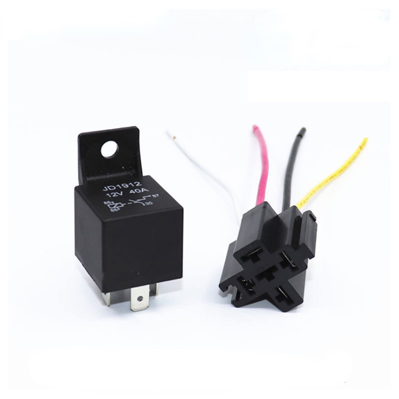 Relé 24V 4 pin 40A soluciona fallos eléctricos de coche con toma impermeable 7
