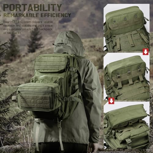 Toiletry Bag for Men, Tactical Dopp Kit Military Hygiene Bag Mens Toiletry Travel Bag MOLLE EDC Pouch Small Toiltries Travel Bathroom Shaving Kit Shower Bags4