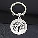 Produktbild GMTEXTILES Baum Charme Schlüsselbund Edelstahl Scheibe Schlüsselbund Ornament