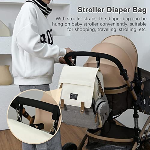 Mochila Bolsa Maternidade Multifuncional Térmica, Resistente à água Bolsa De Amamentação Para Bebê D