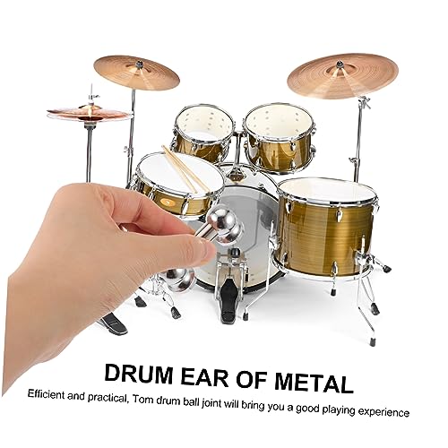 Soporte de montaje para tom de batería UPKOCH con bola metálica resistente para accesorios de caja y tom doble cara fácil instalación miniatura 5