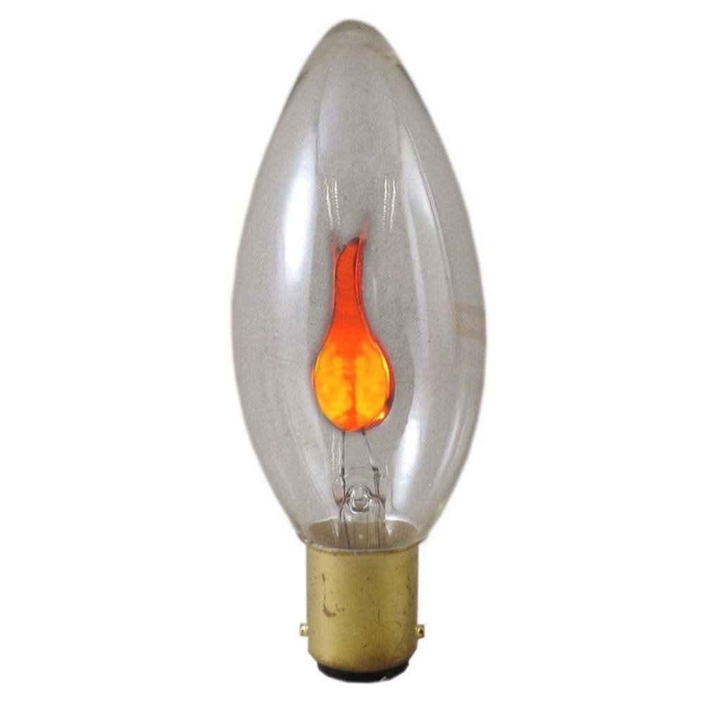 Prolite Bell Flicker Flame Candle Sbc B15 Small Bayonet Cap