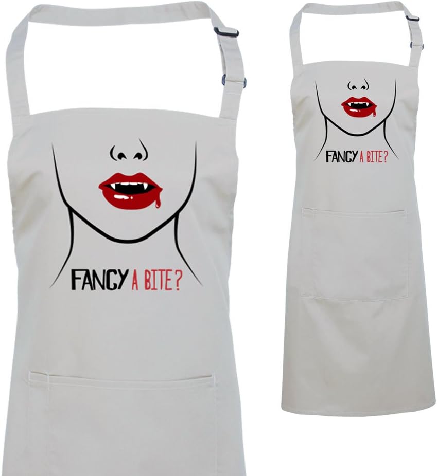 Fancy a Bite BBQ Apron, Fan of True Blood & Vampires