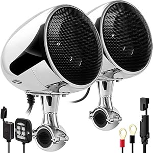 Aileap SPK350X 4 inch Full Range waterdichte motorfiets Bluetooth stereo luidspreker, audioversterker radiosysteem voor…