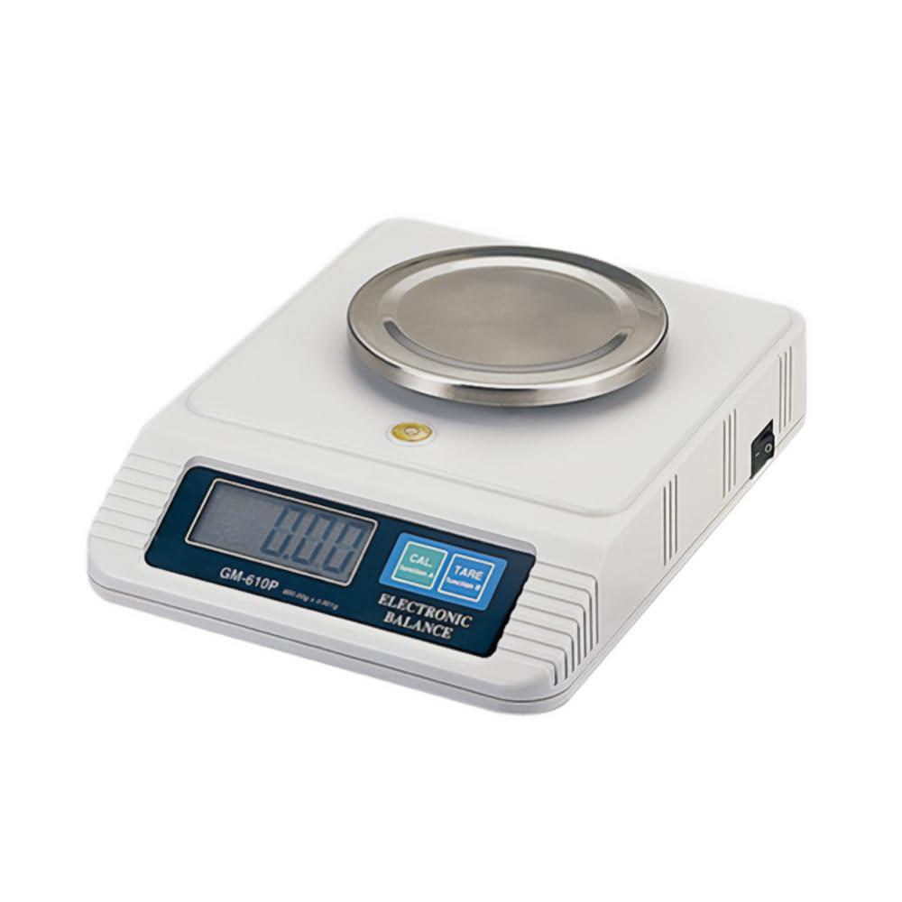 King Mariot Medical EquipmentsGM-610P Digital Balance | 600g x 0.01g Capacity | High Precision | Auto Self-Calibration & Counting Function | Ideal for Laboratory and Industrial Use