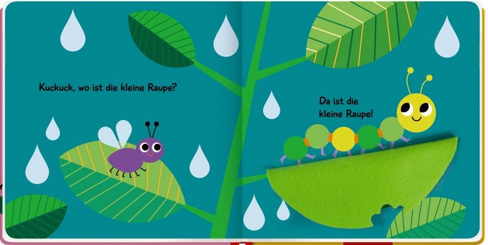 Mein Filz-Fühlbuch: Kuckuck, kleiner Käfer!: Fühlen und die Welt begreifen