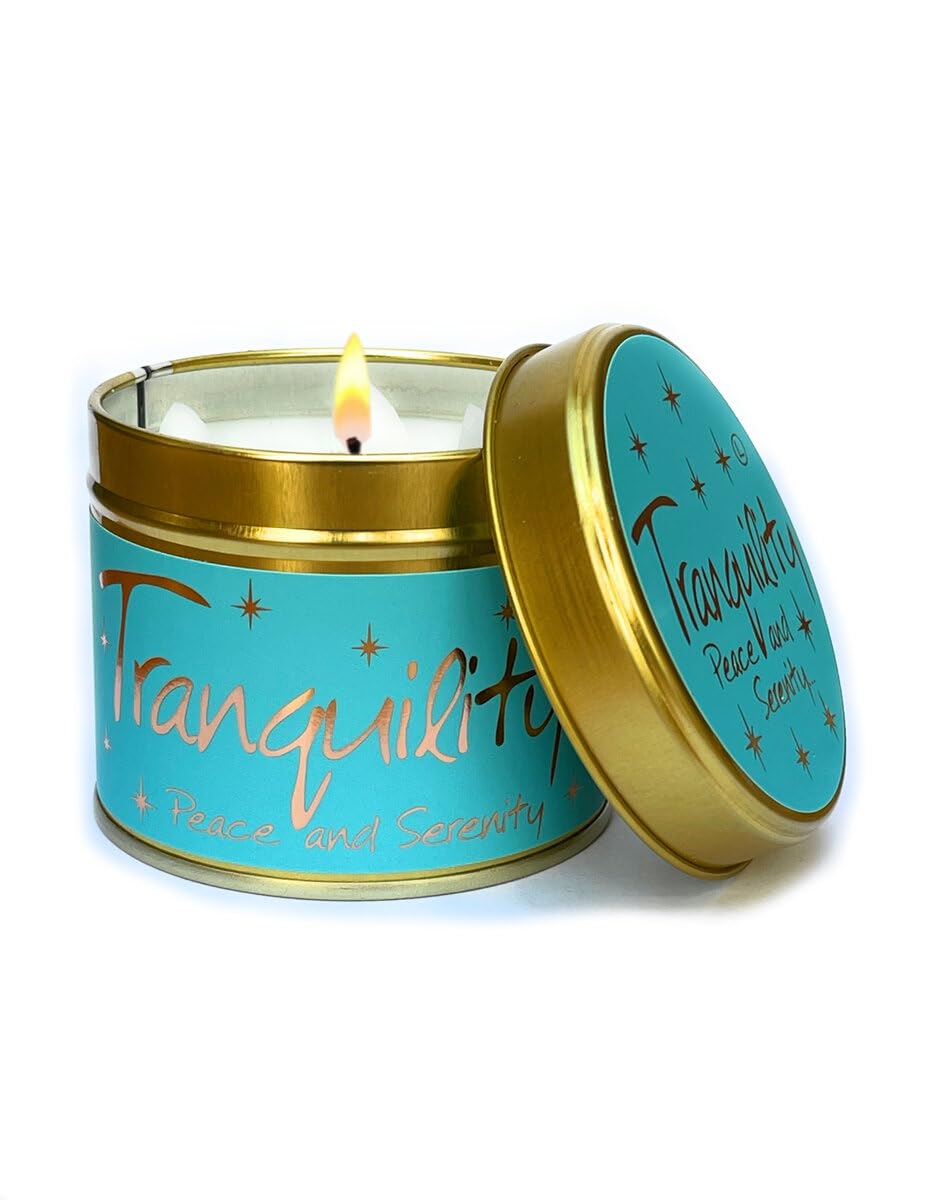 Lily Flame Candle in a Tin - Tranquility