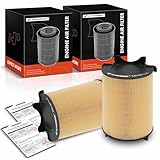 A-Premium Front 2-PC Engine Air Filter Compatible with Volkswagen Jetta 2011 2012 2013 204 2015,