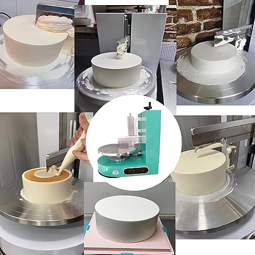 Máquina automática para glaseado de Pasteles, esparcidora de Crema para Decorar, Herramienta de horneado de Acero Inoxidable para un Recubrimiento Suave y Uniforme.