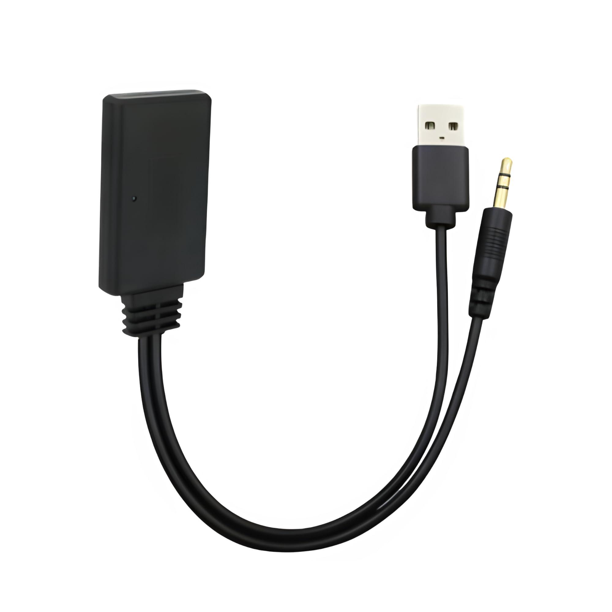 THE PERFECT PART Bluetooth Transmitter - Bluetooth AUX Adapter for Car, USB Bluetooth Adapter for Car Stereo with 3.5mm Jack, Plug & Play AUX Bluetooth Adapter Compatible with TV & Cars Stereo System