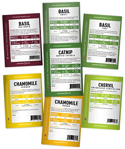35 Herb Seeds for Planting Varieties Heirloom Non-GMO Seeds Indoors, Hydroponics, Outdoors - Basil, Lavender, Catnip, Cilantro, Oregano, Parsley, Peppermint, Rosemary and More by Gardeners Basics - Image 6