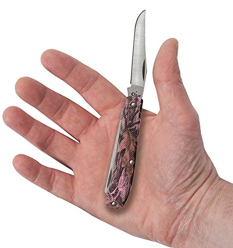 Image of Case Pink Camo Case Caliber Mini Trapper Pocket Knife