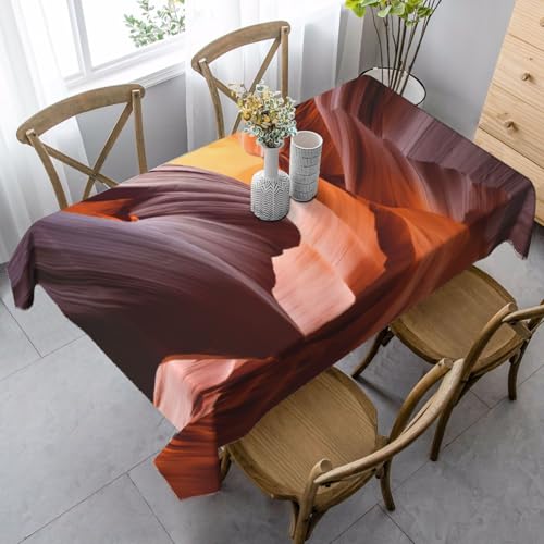 Nappe rectangulaire de qualité supérieure motif Antelope Canyon chic