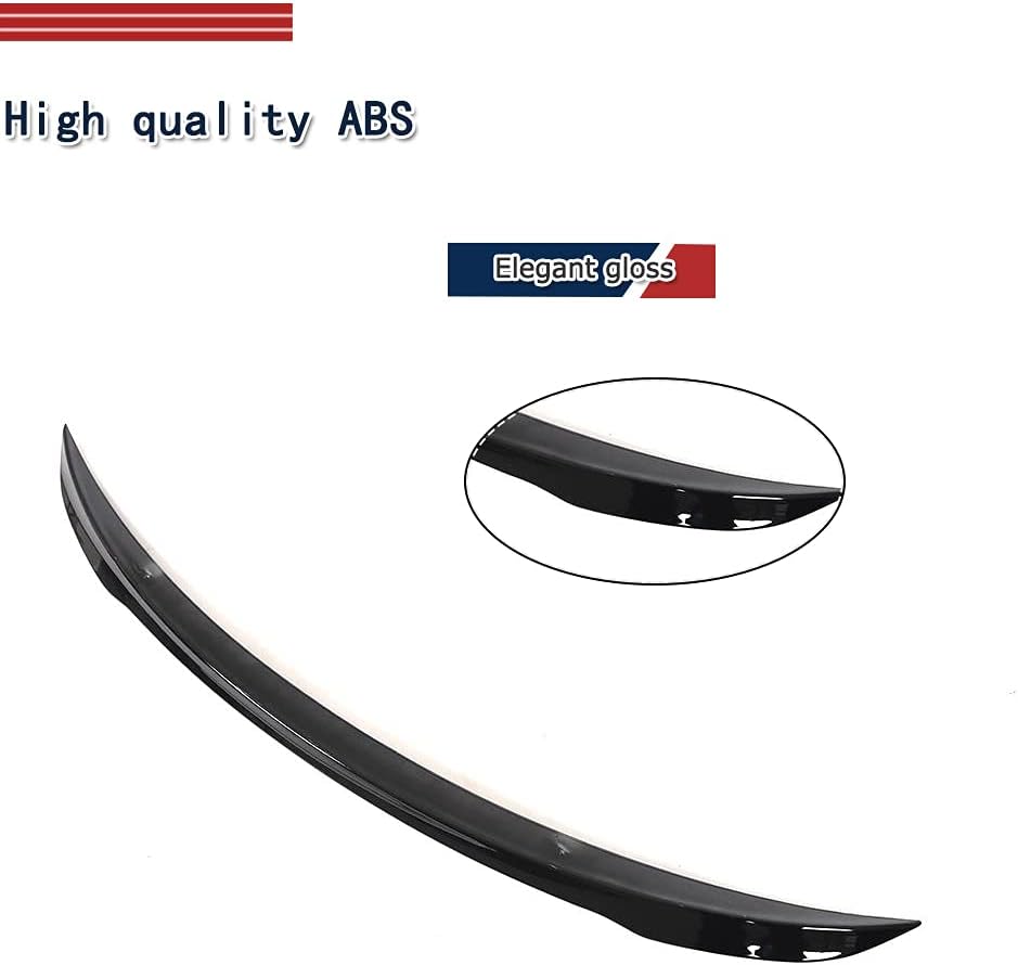 Trunk Spoiler for Mercedes Benz A Class W177 A180 A200 A220 A35 AMG Sedan 4 Door 2019-2024 Gloss Black Rear Boot Lip Deck Lid Spoiler Wing