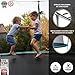 Ultrasport Deluxe Trampolin Outdoor Kinder Belastbar bis 100 KG I Komplettset mit Sicherheitsnetz, Randabdeckung & Montagesatz I Bodentrampolin Gartentrampolin, Trampolin 244 cm