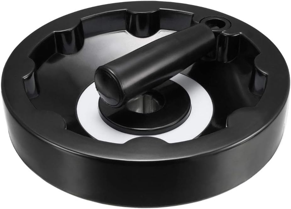 uxcell Hand Wheel 160mm Diameter 16mm Hole Diameter,for Milling Machine