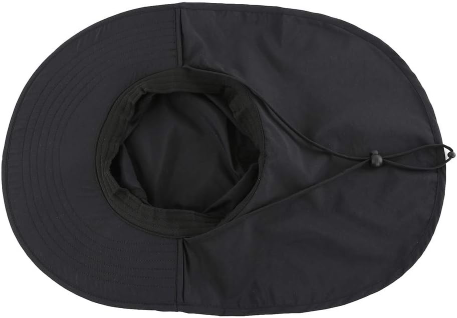 Home Prefer Outdoor UPF50+ Sun Hat Wide Brim Mesh Fishing Hat with Neck Flap - Image 6