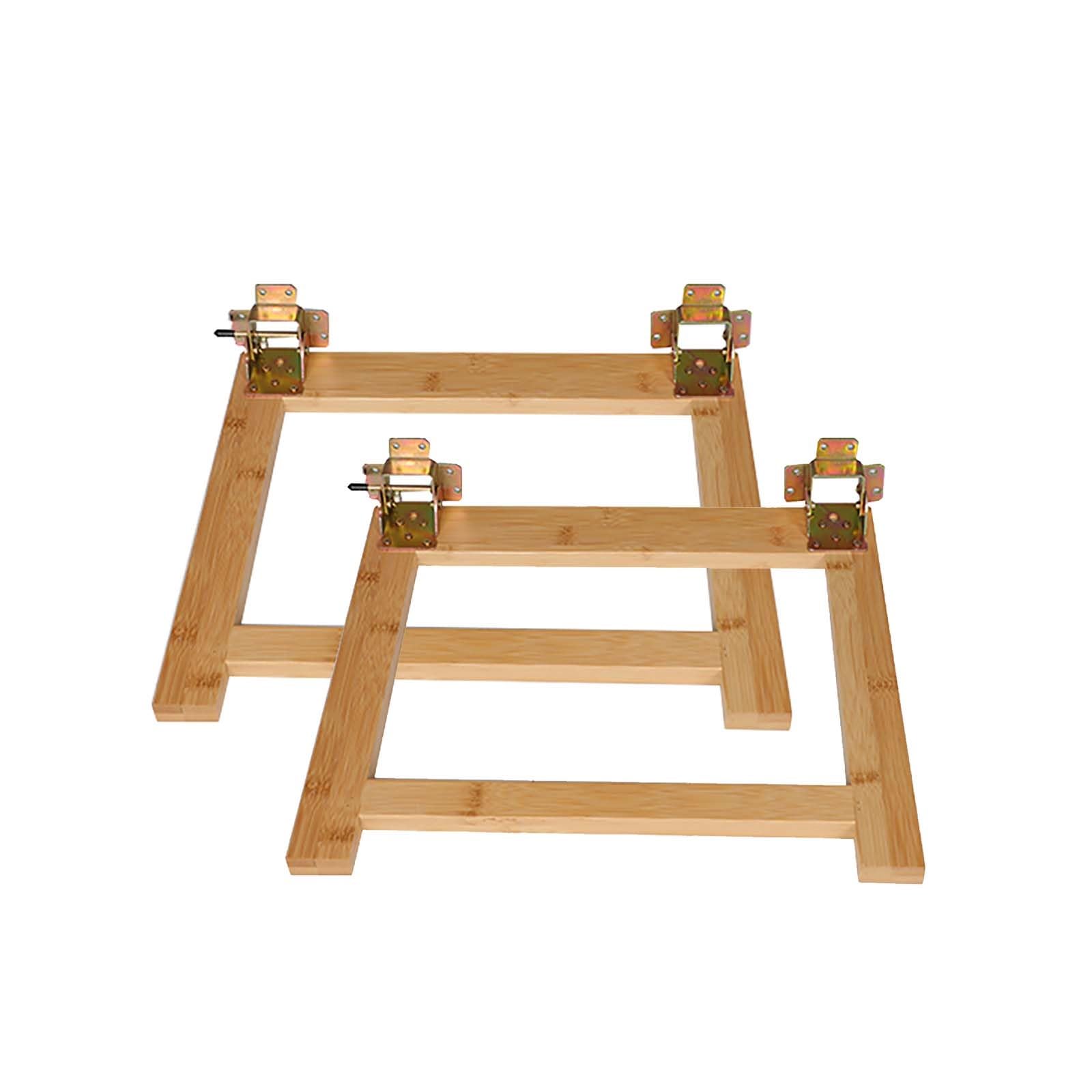 Amazon.co.jp: BPSJKET 折り畳みテーブル 脚のみ 竹製家具脚 テーブル