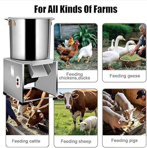 Cortadora Comercial de Vegetales 1800W Acero Inoxidable miniatura 7