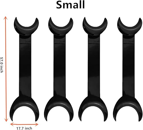 Miniatura 4 de Paquete de 8 retractores intraorales de labios de mejilla en forma de T, 4 tamaños grandes+4 abridores de boca de doble cabeza de tamaño pequeño