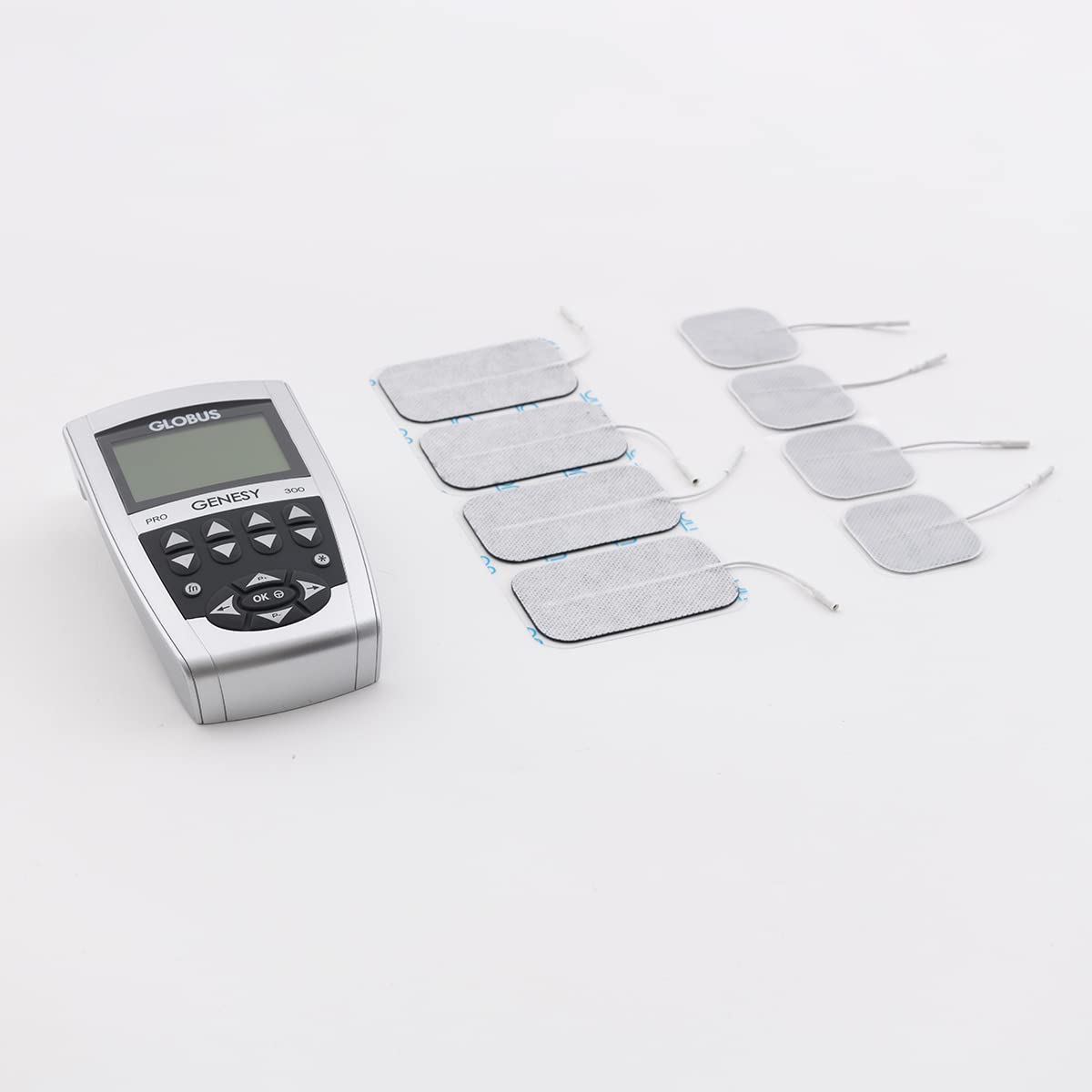 GLOBUS | Genesy 300 PRO, Elettrostimolatore a 4 Canali, 91 Programmi per La Fisioterapia