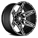 AMERICAN TRUXX 8x6.5 18" Inch Wheel Rim KUTZ AT1902 18x9-12mm Black Milled