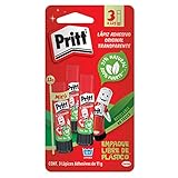 Lápiz adhesivo marca Pritt, es un pegamento seguro para niños, ideal para útiles escolares y manualidades, adhesivo...
