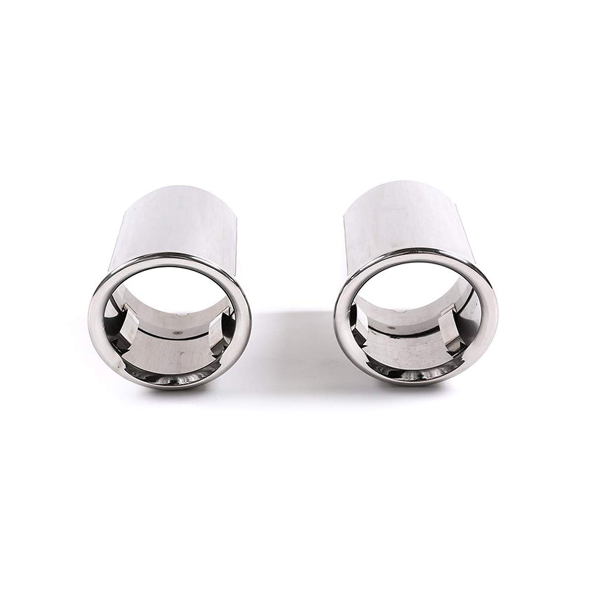 YIWANG 2 Terminali Di Scarico In Acciaio Inox 304 Per Volvo S60 V60 2014-2019 - Decorazione Telaio Con Nastro Adesivo 3M - 3