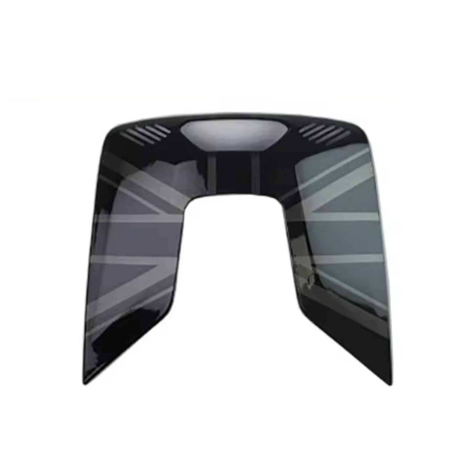 Compatible with Mini for Cooper J01 F65 F66 for Aceman J05 for Countryman U25 2024 Car Roof Reading Light Lamp Sticker Cover Accessories Car Inner Parts(The Black Flag)