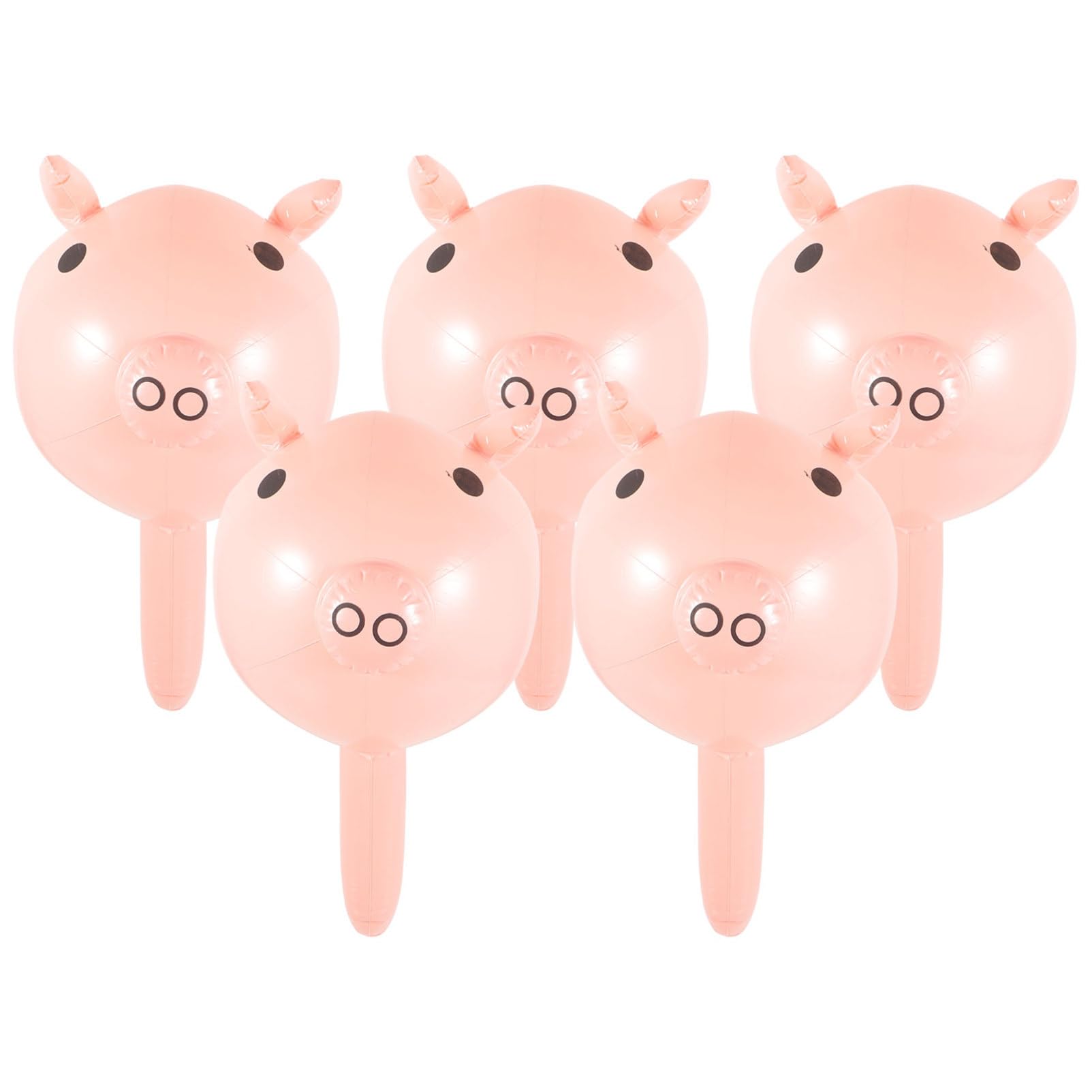 FOYTOKI Lightweight Inflatable Hammer Toy for Boys and Girls Pvc Pig Modeling Sticks for Party Random