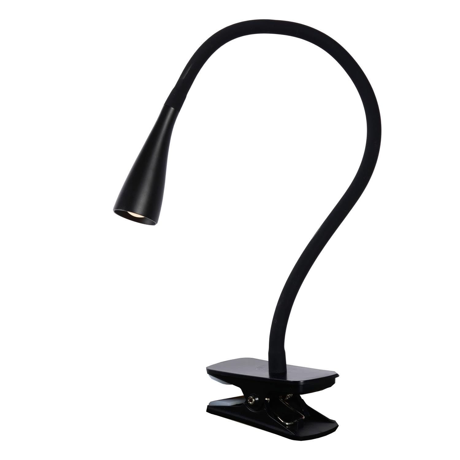 LUCIDE ZOZY - Klemmleuchte - LED 3 StepDim - 1x4W 3000K - Schwarz