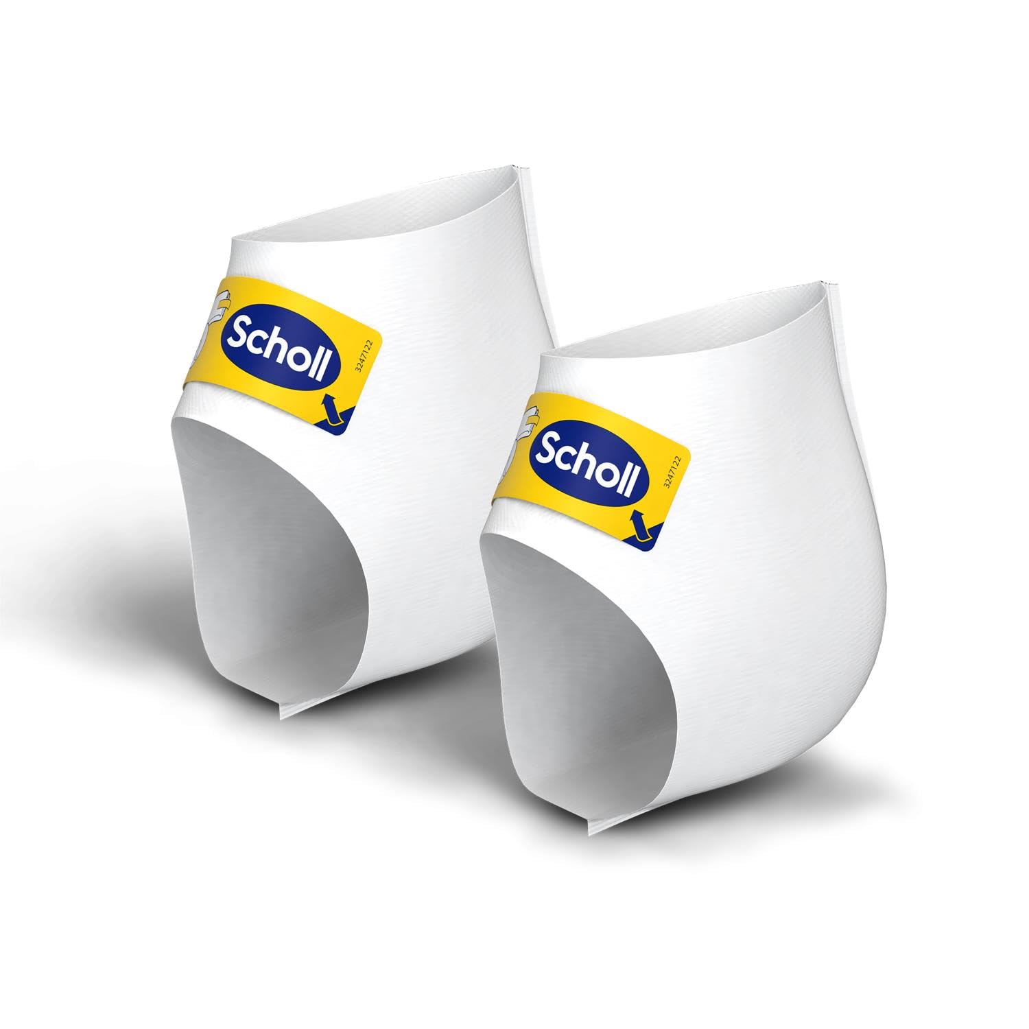 SCHOLL Maschera per piedi esfoliante con tacco – Set di 3 x 2 calzini peeling pelli secche