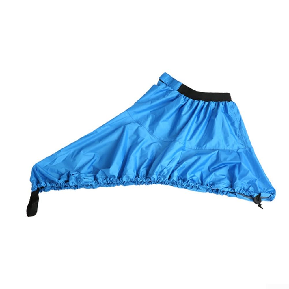 Kayak Deck Cover Skirt, Premium Waterproof Kayak Canoe Boat Spraydeck Spray Deck Skirt Cockpit Cover（Blue M）