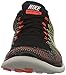 Nike Men's Free 4.0 Flyknit Running Shoe, BLACK/SAIL-HYPER ORANGE-UNIVERSITY BLUE, Size 10 D(M) US