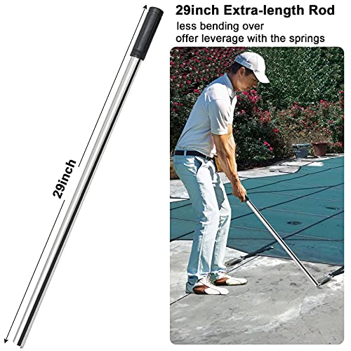 Uprimu Pool Cover Tool, Pool Cover Removal Installation Rod Pool Cover Anchors thumb #2