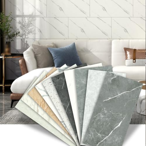 Paneles decorativos absorbentes de sonido imitación listones de madera 30x30cm autoadhesivos 7