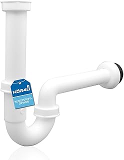 kör4u Röhrengeruchverschluss Siphon 1 1/4 Zoll