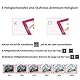 TOHETO A4 Kabellos Leuchttisch mit Tasche, Innovativem Ständer/Oberem Clip, Wiederaufladbar Leuchtkasten, Stufenlos Dimmbar und 6 Helligkeitsstufen Leuchttafel zum Diamantmalerei, Zeichnung (Rosenrot)