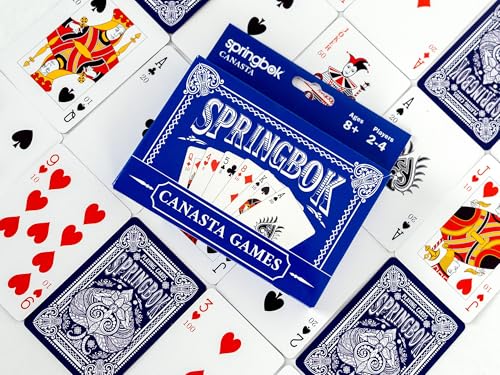 Canasta Springbok Standard Index Juego de Cartas miniatura 3