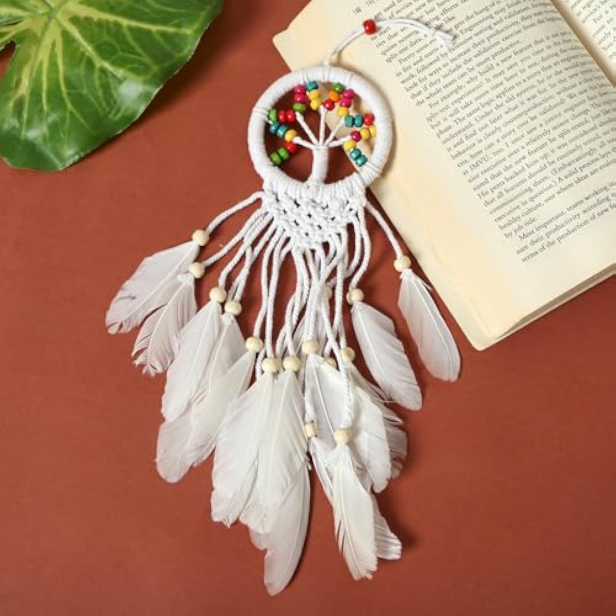 Handcrafted Tree Dream Catcher for Car Interior Decor
