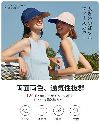 [BENEUNDER] キャップ レディース 深め 大きいサイズ 両面両