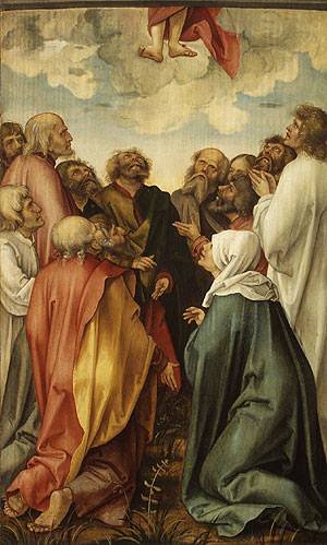 Peinture à l'huile The Ascension de Christ cadeau collectionneur art