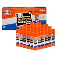 Elmer's All Purpose School Glue Sticks, Washable, 22 Grams, 30 Count - Arts & Crafts, #1 Teacher Brand