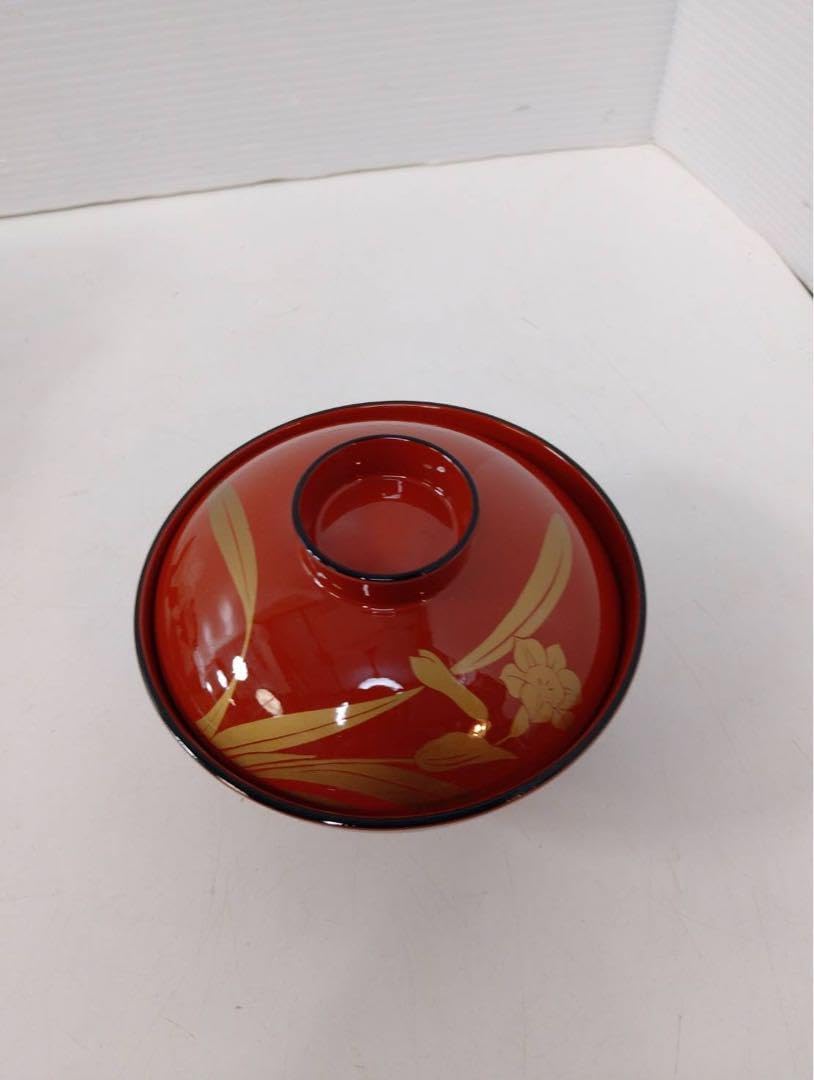 京焼清水焼 とうあん窯 土渕陶あん あやめ 色絵付け椀 料亭 割烹 5