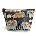 HUNGER Kiss Elephant Print Make-Up Cosmetic Bag Carry Case , 14 Patterns (P11417011)